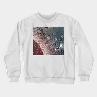 Science Fiction Style Fractal Print Crewneck Sweatshirt